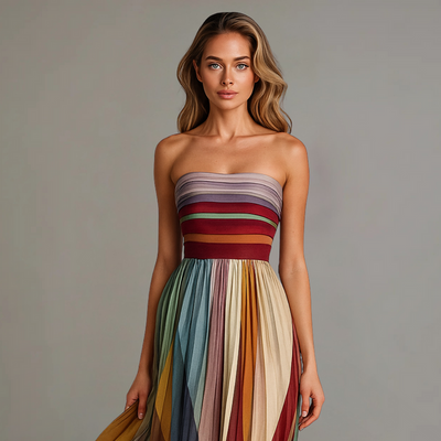 Fiorella™ | Colorful Sleeveless Dress