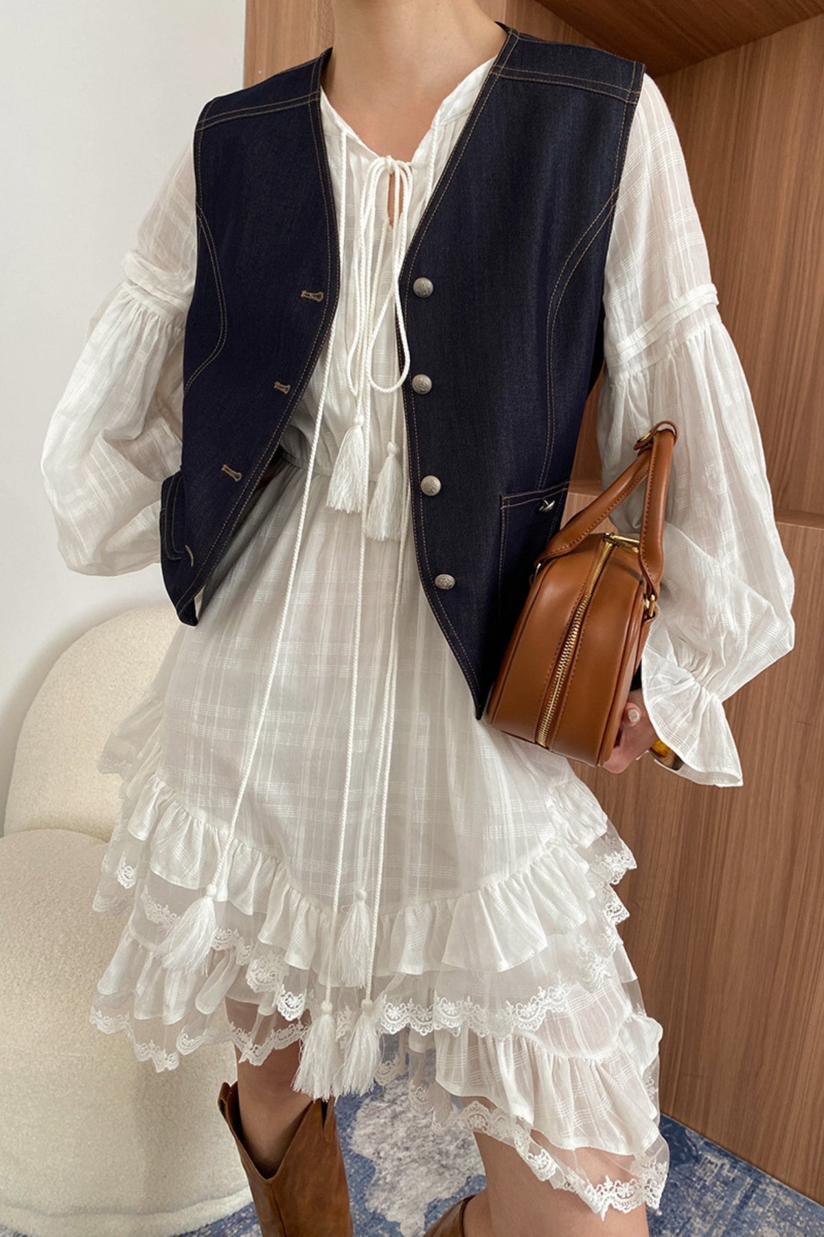 Aitana® | MV Tie-Waist Layered Holiday Three Pieces Set