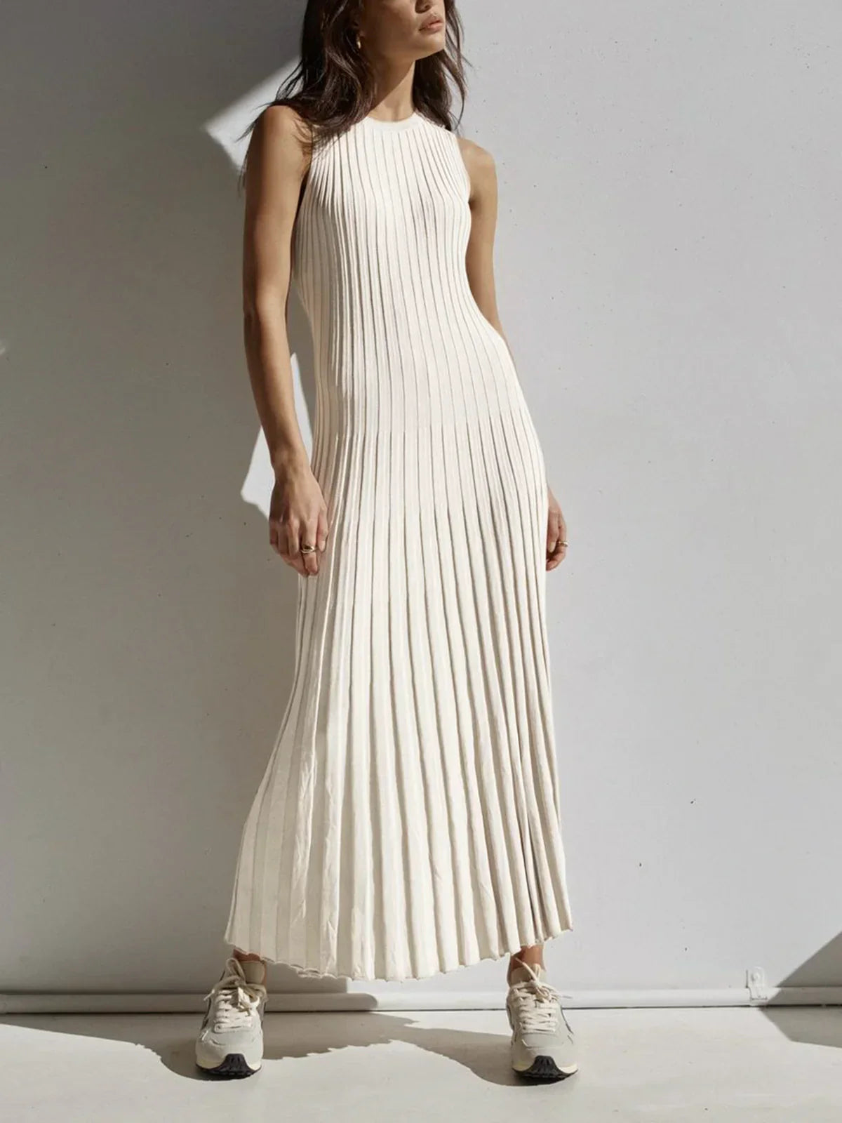Jessica® | Camille Knit Pleat Maxi Dress