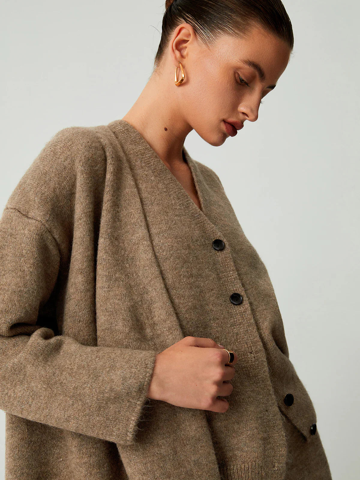 Alexandra® | Leisure Long Cardigan Three Piece Pants Set