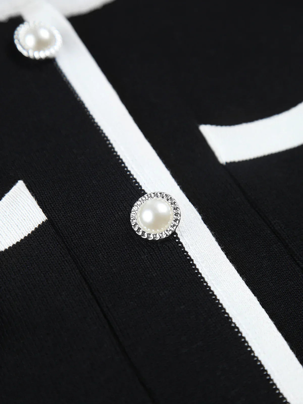 Julia® | Multi Pocket Button Sleeveless Short Sweater Dress