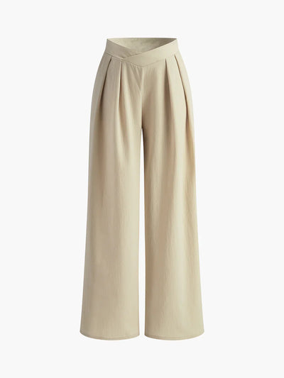 Mara® | Oldmoney Style Pleated Wide Leg Pants