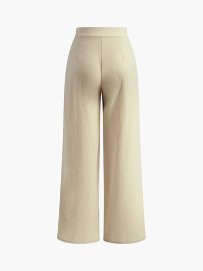 Mara® | Oldmoney Style Pleated Wide Leg Pants