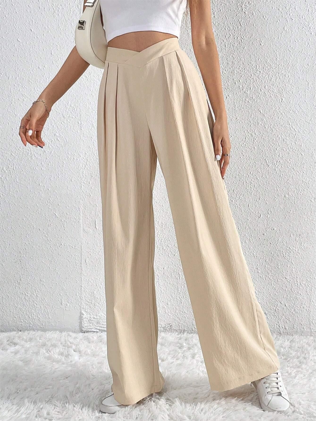Mara® | Oldmoney Style Pleated Wide Leg Pants