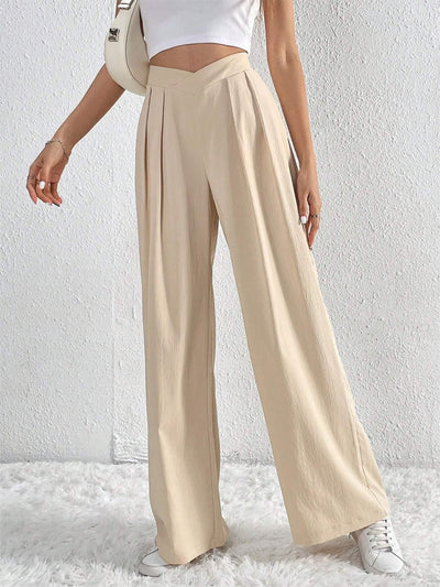 Mara® | Oldmoney Style Pleated Wide Leg Pants