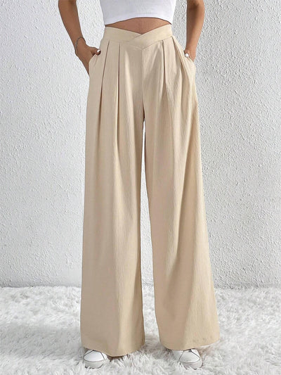 Mara® | Oldmoney Style Pleated Wide Leg Pants