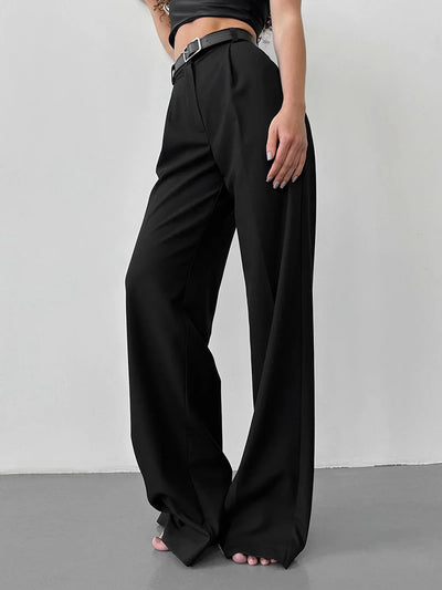 Nele® | Must-have High-Waist Wide Leg Black Pants