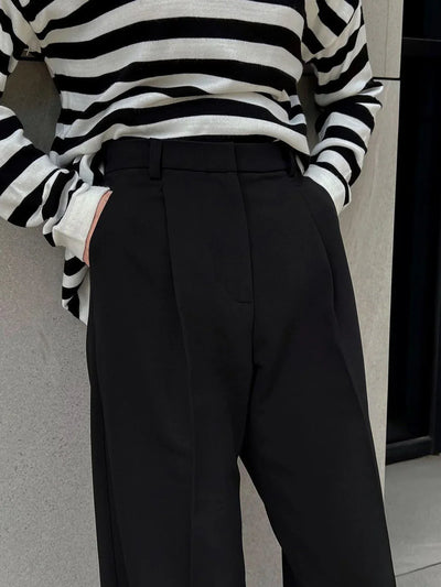 Nele® | Must-have High-Waist Wide Leg Black Pants