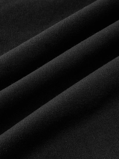Ayşe® | Simple and Chic Cotton & Linen Halter A Line Long Dress