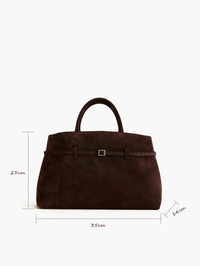 Lene® | Vintage Buckle-Design Top-Handle Bag