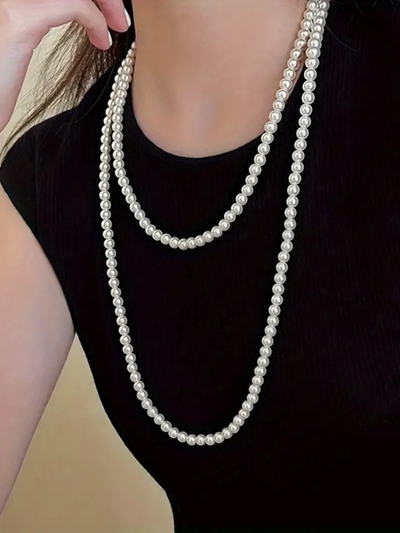 Deniz® | Simple Knotted Multilayer Long Necklace