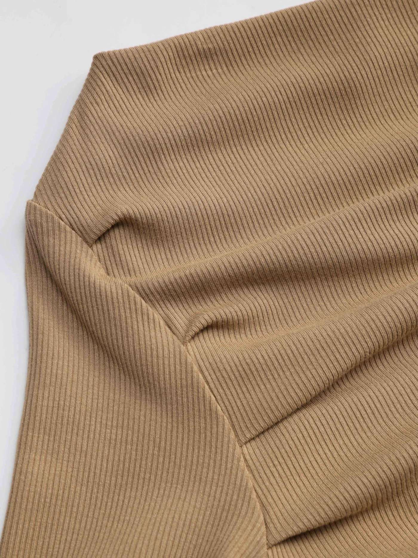 Albina® | Solid Asymmetrical Neck Long Sleeve Top