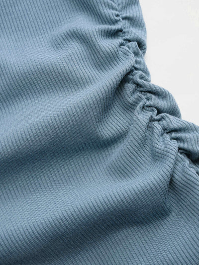 Albina® | Solid Asymmetrical Neck Long Sleeve Top