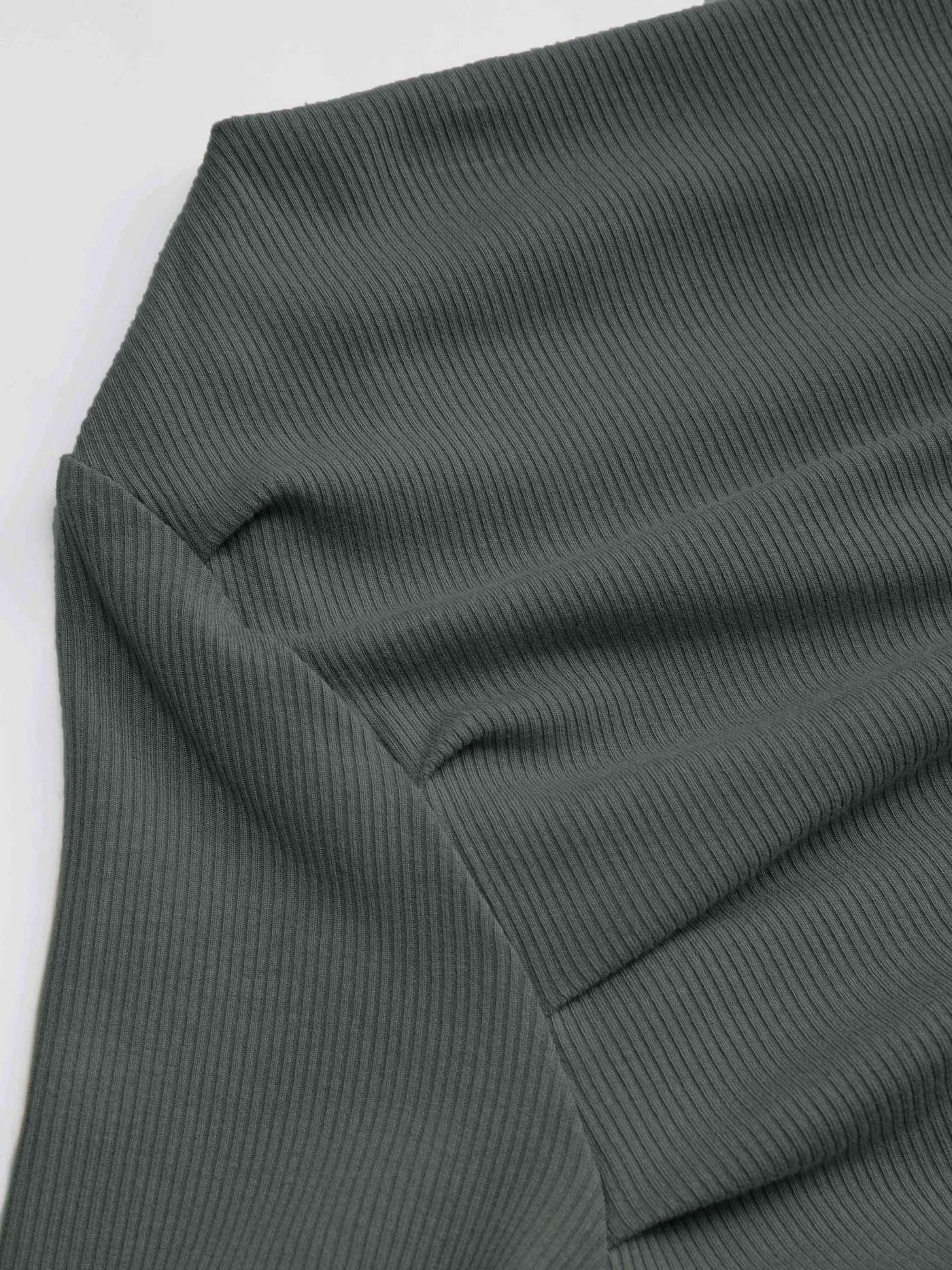 Albina® | Solid Asymmetrical Neck Long Sleeve Top