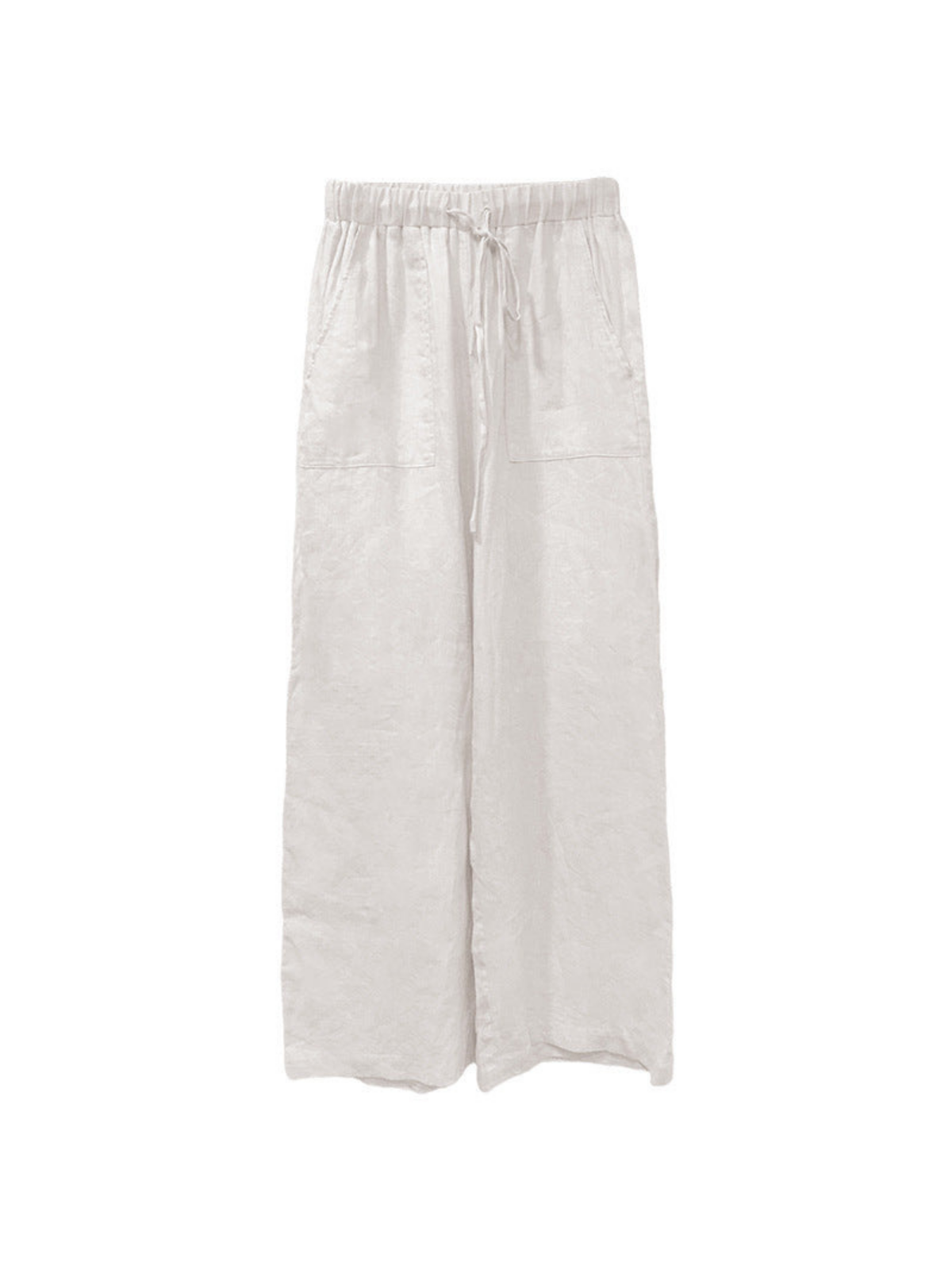 Lidiya® | Linen High Waist Straight-Leg Pants