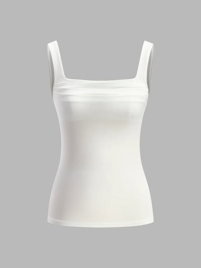Callie® | Elegant Style Square Collar Sleeveless Cami Top