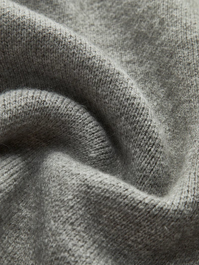 Agnieszka® | Plain V-Neck Button Soft Knit Top