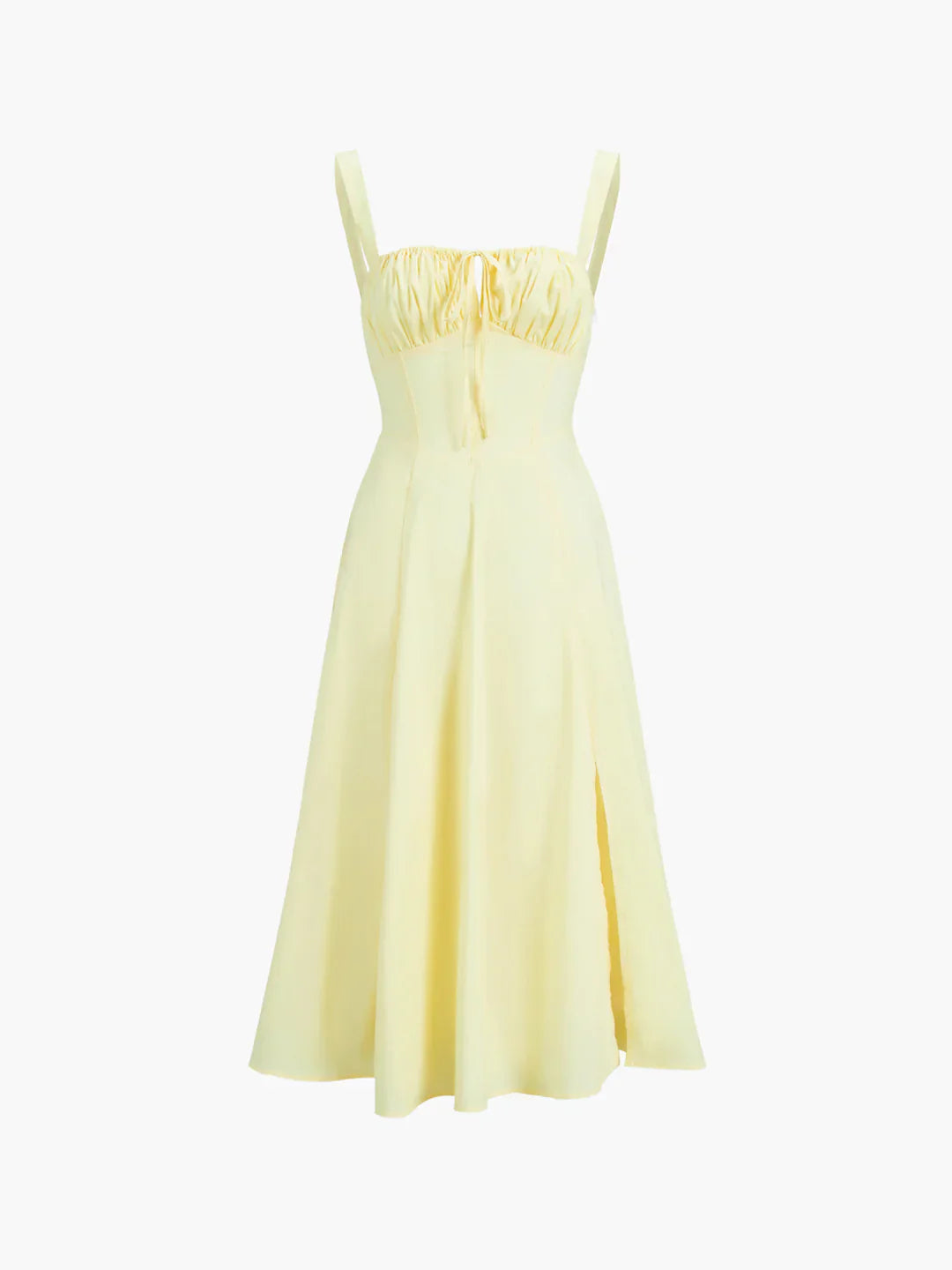 Saga® | Lace-up Long Sling Midi Dress