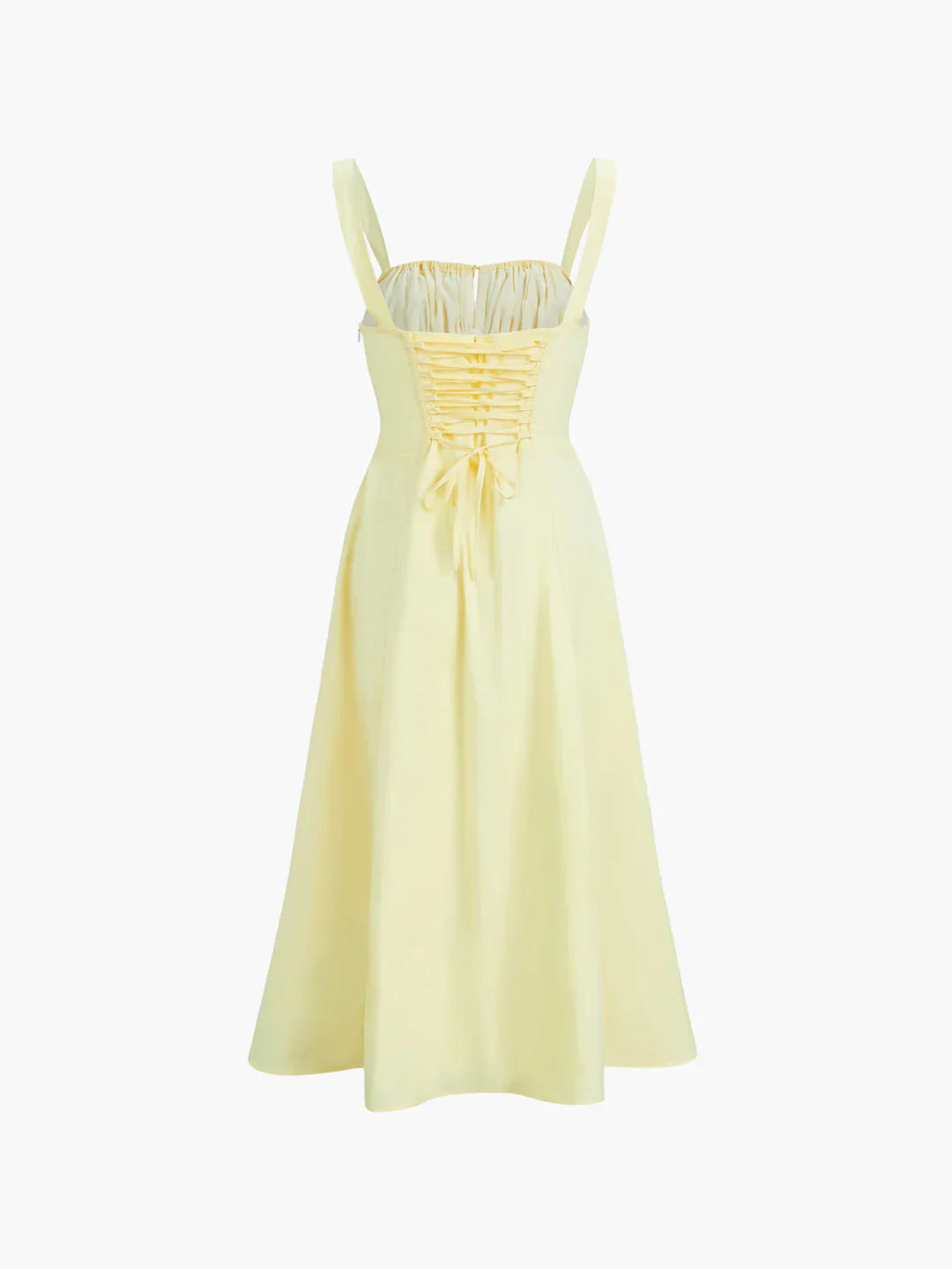 Saga® | Lace-up Long Sling Midi Dress