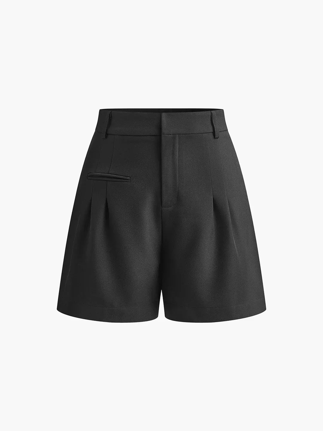 Leena® | Semi-Sheer Mid-Waist Shorts Without Belt