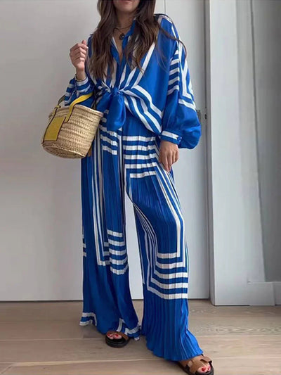 Kira® | Long Sleeve Oversized Print Matching Set