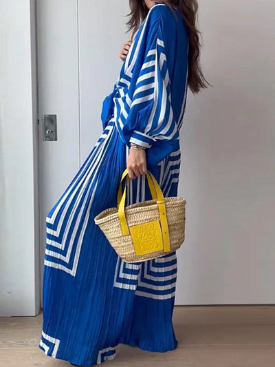 Kira® | Long Sleeve Oversized Print Matching Set