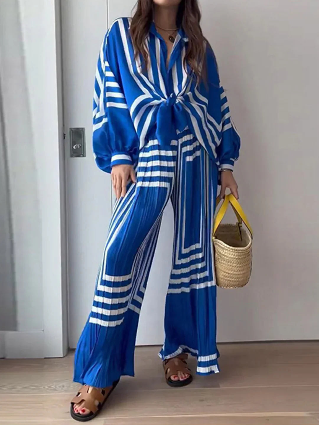 Kira® | Long Sleeve Oversized Print Matching Set