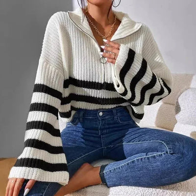 Justyna® | Violetta Zippered Top