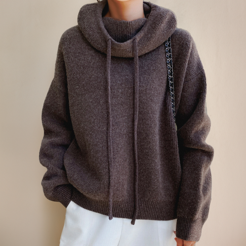 Aino® | Scarlett Merino Turtleneck Hoodie