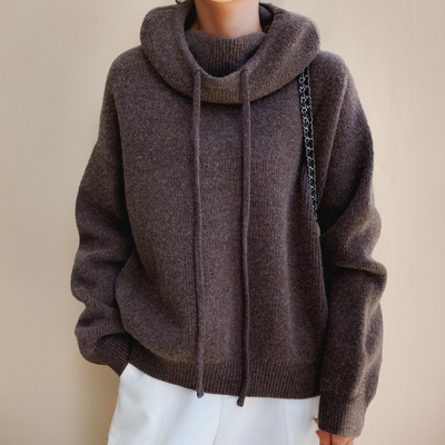 Aino® | Scarlett Merino Turtleneck Hoodie