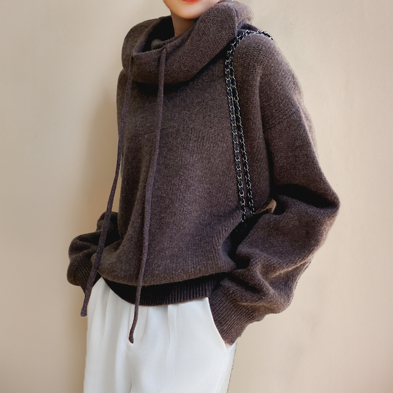Aino® | Scarlett Merino Turtleneck Hoodie