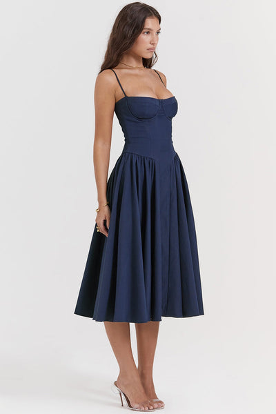 Celine Corset Midi Dress
